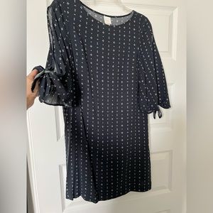 Black with with Aztec pattern